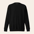 LOUPI GANG Afterhours Crew in Black, front view, plain front with no logo