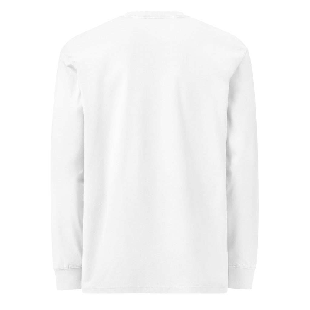 LOUPI GANG Studio Long Sleeve in White — back view mockup