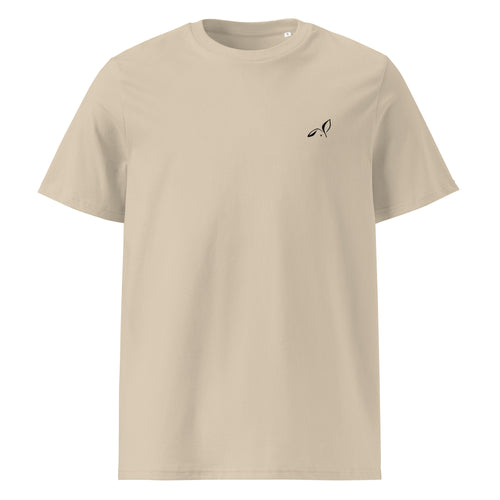 LOUPI GANG Essential Organic Tee in Desert Dust — front view mockup