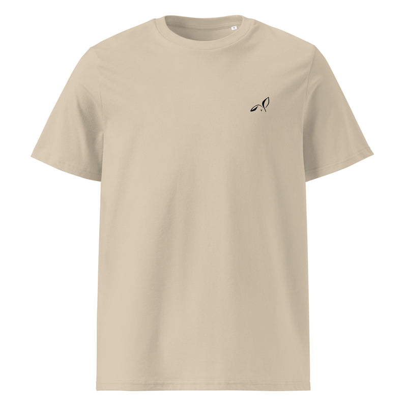 LOUPI GANG Essential Organic Tee in Desert Dust — front view mockup